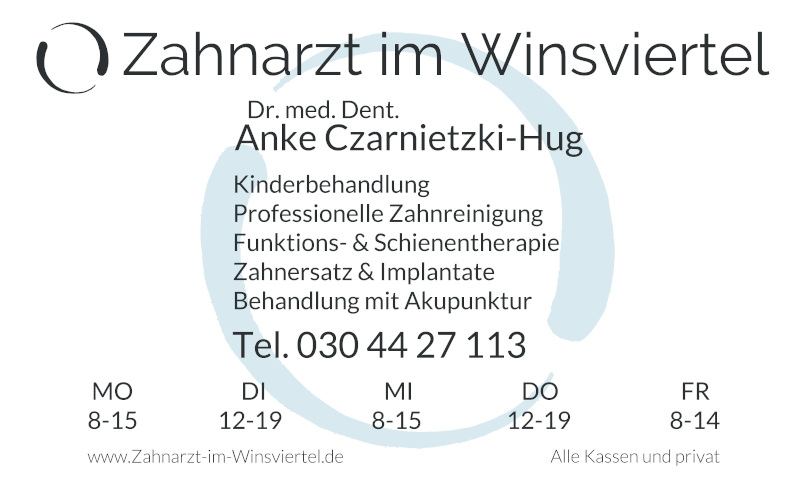 Dr. Anke Czarnietzki-Hug Zahnarzt im Winsviertel